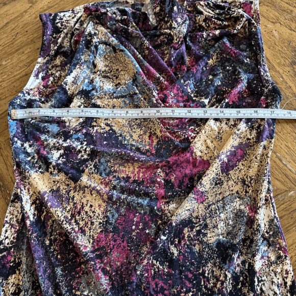 Julie Dillon Dress Size‎ 4 Multicolored Sheath Sleeveless NWT Artsy - Picture 4 of 14
